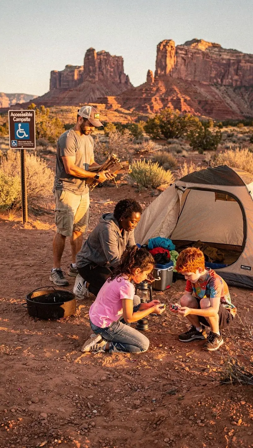 Dzieci odkrywające nowe miejsca podczas rodzinnej podróży.